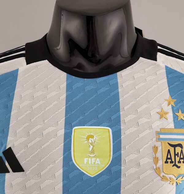 A 01 Argentina Messi 10 Home Shirt 2022 World Cup Jersey