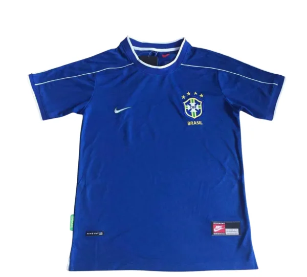 Brazil World Cup 1998 Away Retro Football Shirt