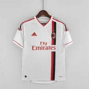 AC Milan 2011-2012 Away White Soccer Jersey