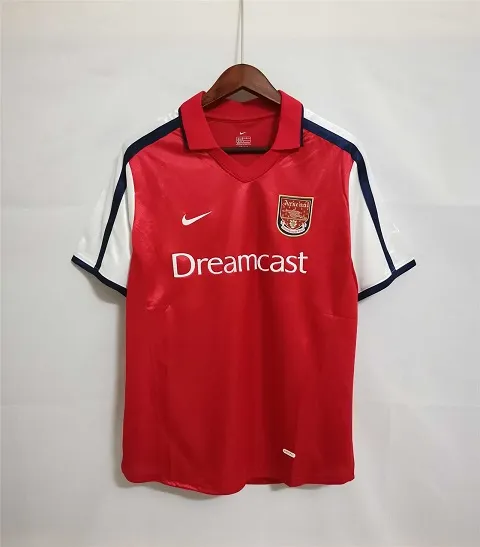 Arsenal 2000-2002 Retro Home Soccer Jersey