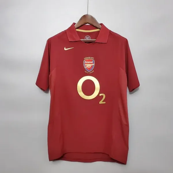 Arsenal 2005/2006 Retro Home Century Soccer Jersey