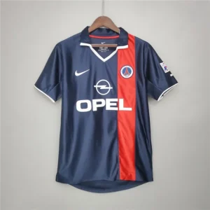 Paris St Germain PSG 2001-2002 Home Soccer Jersey