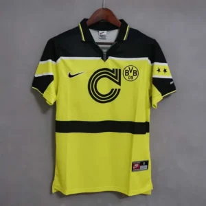 Dortmund 1996-1997 Home UCL Final Soccer Jersey