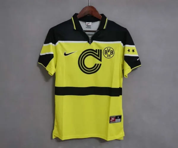 Dortmund 1996-1997 Home Ucl Final Soccer Jersey