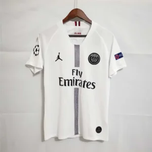 Paris St Germain (PSG) 2018-2019 Away White Soccer Retro Jersey