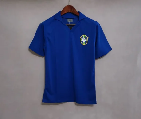 Brazil 1957 Retro Away Retro Football Shirt
