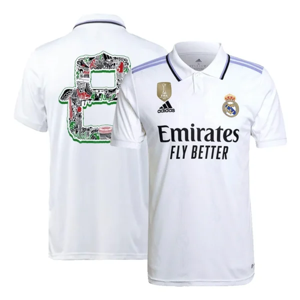 Real Madrid 2022-2023 8Th Cwc Champions Soccer Jersey