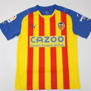 Valencia 2022-2023 Third Yellow Red Soccer Jersey