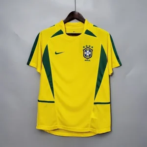 Brazil World Cup 2002 Home Retro Football Shirt