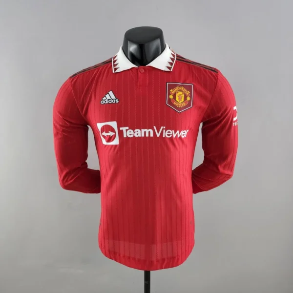 Manchester United 2022-2023 Home Long Soccer Jersey