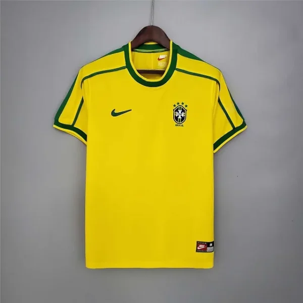 Brazil World Cup 1998 Home Retro Football Shirt