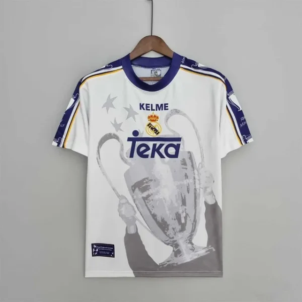 Real Madrid 1997 Home Ucl Retro Football Shirt