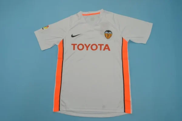 Valencia 2006 Home Retro Football Shirt