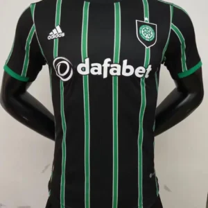 Celtic 2022-2023 Away Black Green Soccer Jersey