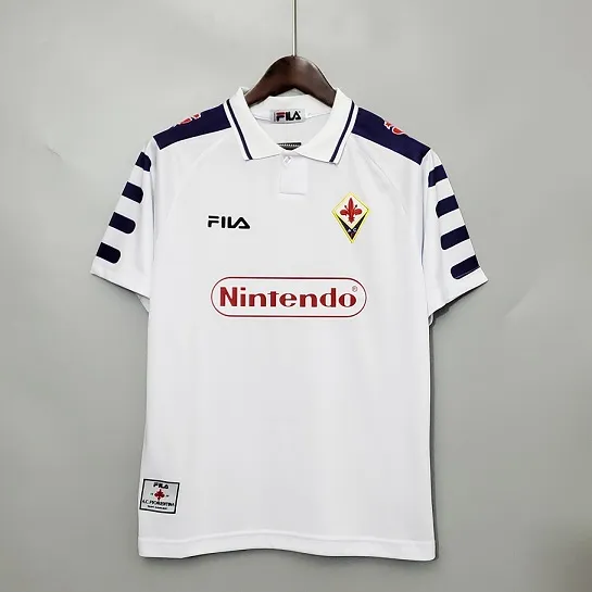 Fiorentina 1998-1999 Away Retro Football Shirt