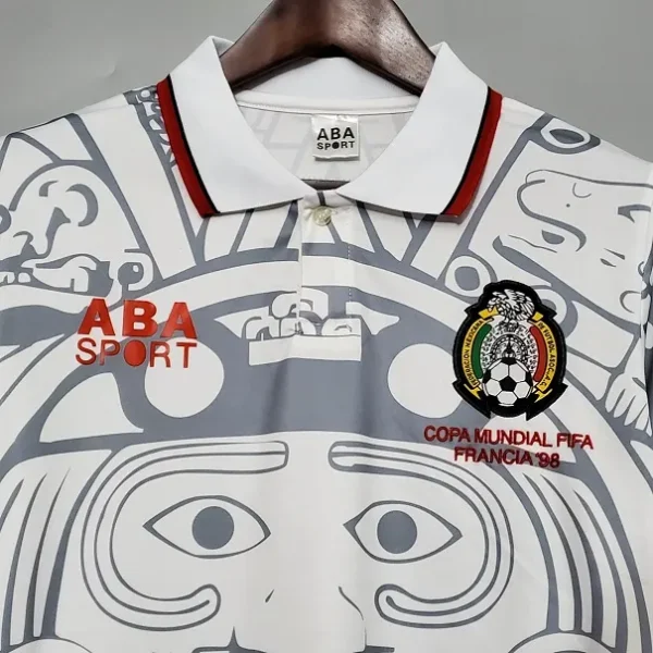 Mexico World Cup White 1998 Away Football Shirt