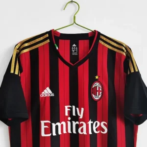 AC Milan 2013-2014 Home Soccer Retro Jersey