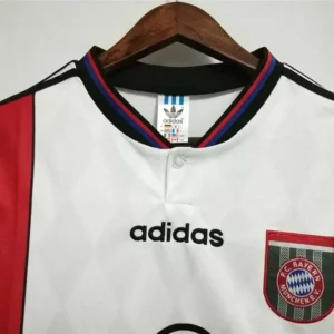 Bayern Munich 1995-1997 White Away Retro Football Shirt