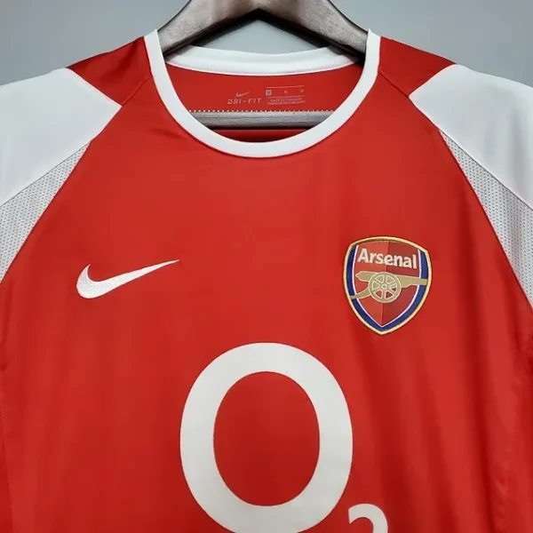 Arsenal 2002/2004 Retro Home Soccer Jersey