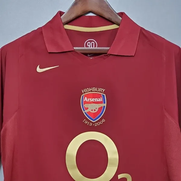 Arsenal 2005/2006 Retro Home Century Soccer Jersey