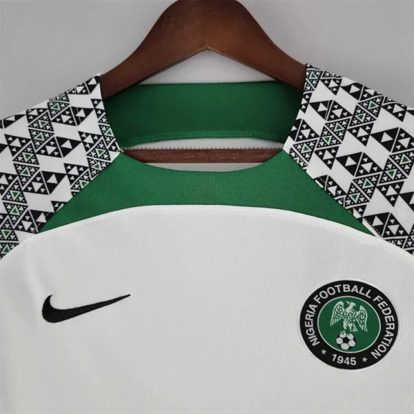 Nigeria 2022-2023 World Cup Away White Soccer Jersey