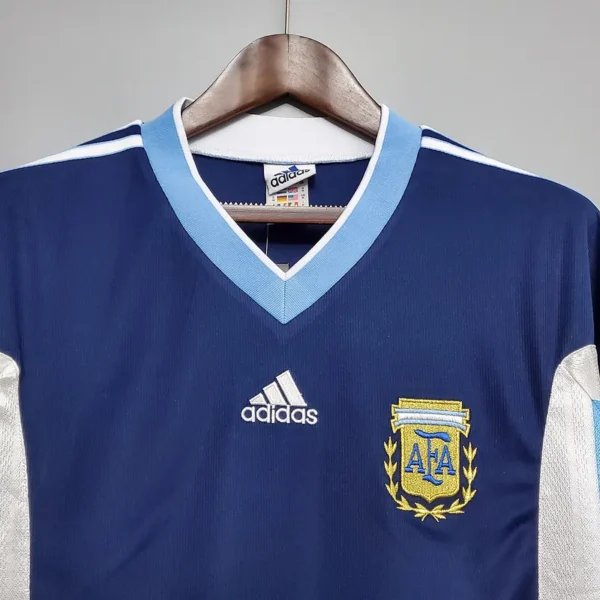 Argentina 1998 World Cup Away Soccer Jersey