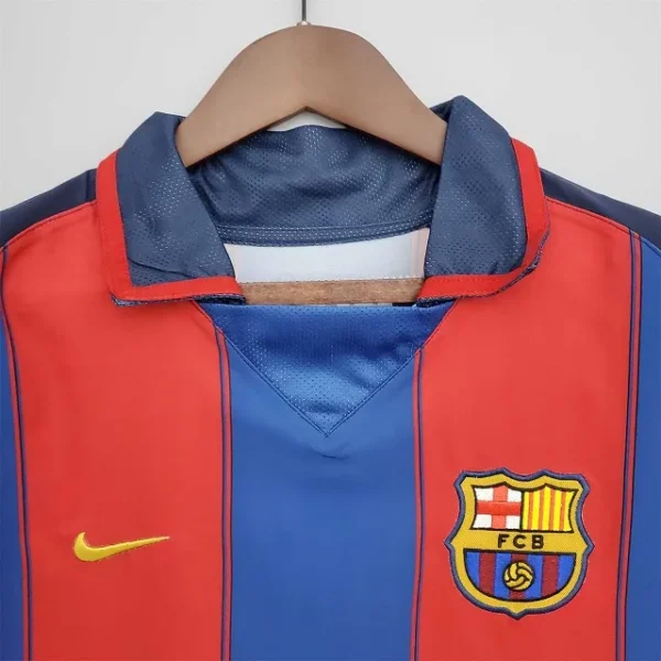 Barcelona 2003-2004 Home Soccer Jersey
