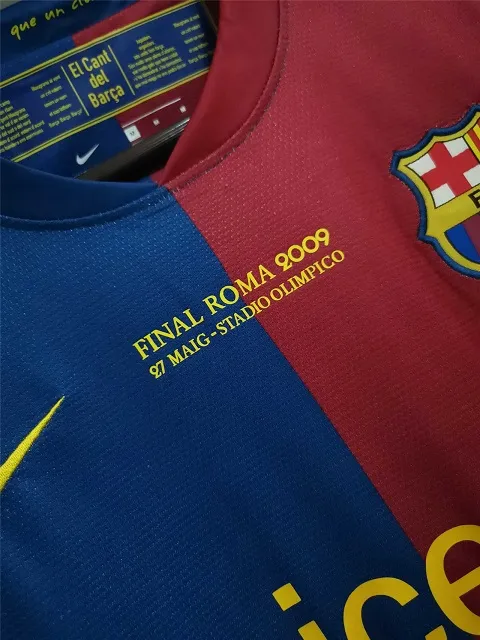 Barcelona 2008-2009 Ucl Final Home Soccer Jersey