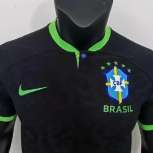 Brazil 2022-2023 Special Black Green Player Jersey