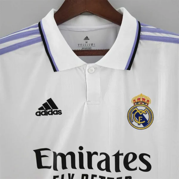 Real Madrid 2022-2023 Home Long Soccer Jersey