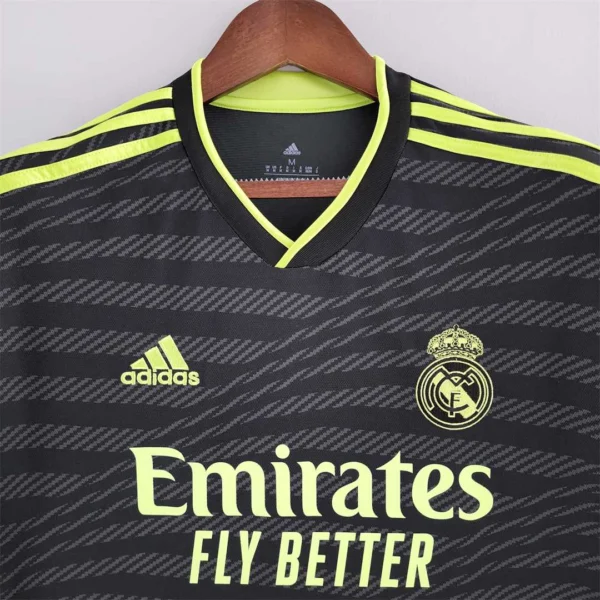 Real Madrid 2022-2023 Third Black Green Soccer Jersey