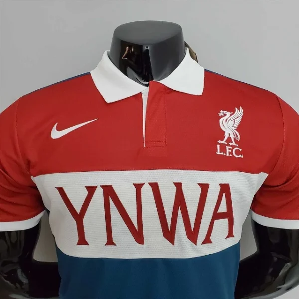 Liverpool 2022-2023 Red White Blue Polo Shirt