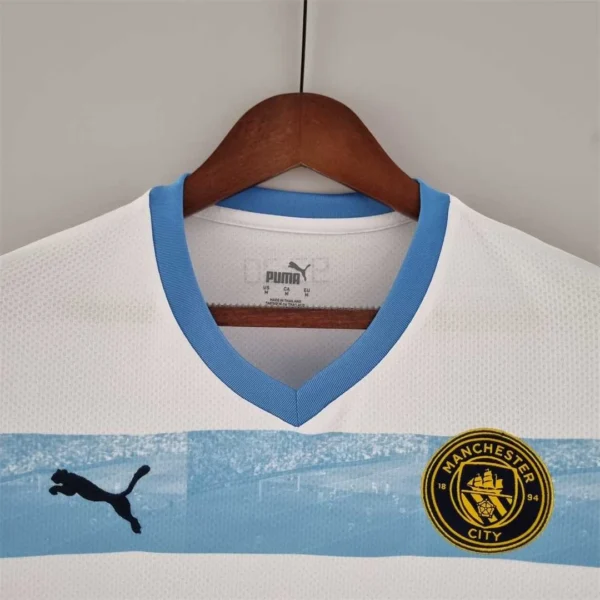 Manchester City 2022-2023 Special White Blue Soccer Jersey