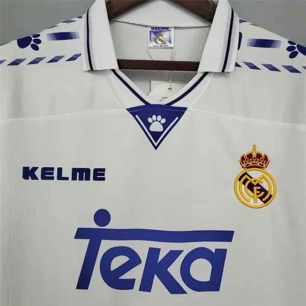 Real Madrid 1996 Home Retro Football Shirt
