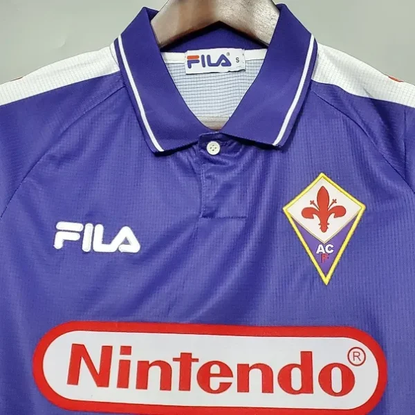 Fiorentina 1998-1999 Home Retro Football Shirt