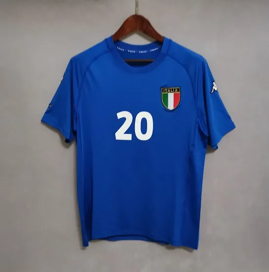 Italy Euro 2000 Home Retro Football Shirt