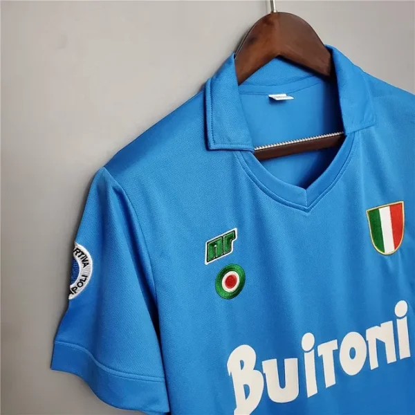 Napoli 1987 -1988 Retro Home Football Shirt