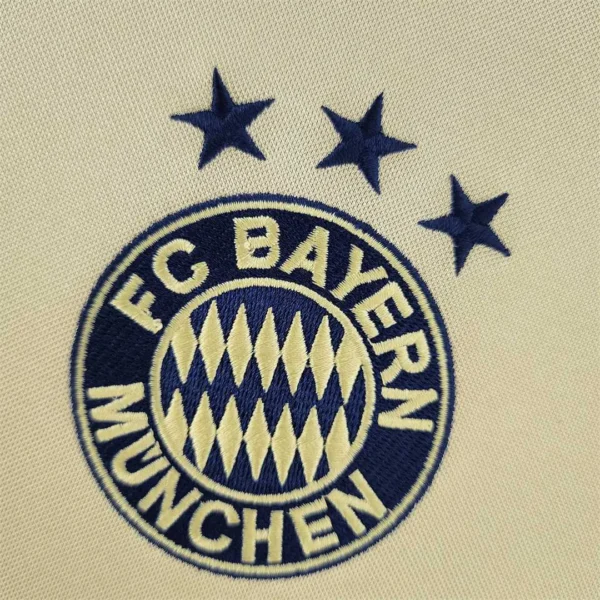Bayern Munich 2004-2005 Away Gold Soccer Jersey
