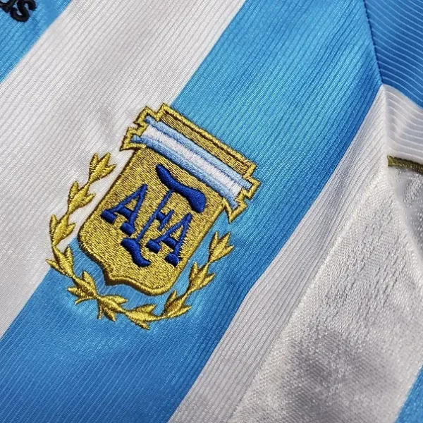 Argentina 1998 World Cup Home Soccer Jersey