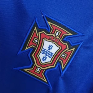 Portugal 1998 Away Blue Retro Soccer Jersey