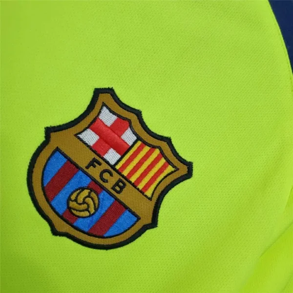 Barcelona 2005-2006 Away Green Soccer Jersey