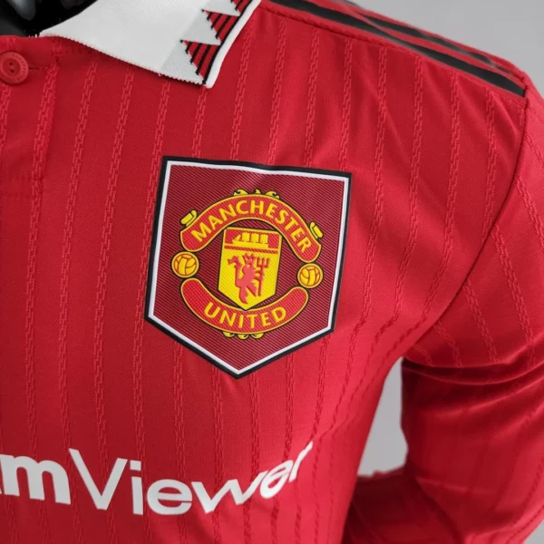 Manchester United 2022-2023 Home Long Soccer Jersey