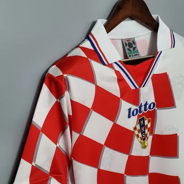 Croatia 1998 World Cup Home Soccer Jersey