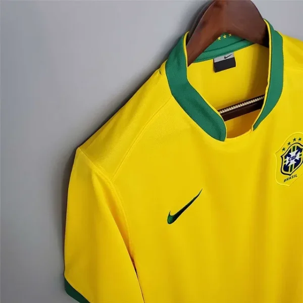 Brazil World Cup 2006 Retro Home Football Shirt