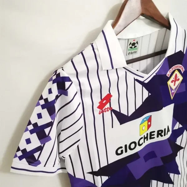 Fiorentina 1991 -1992 Home Retro Football Shirt