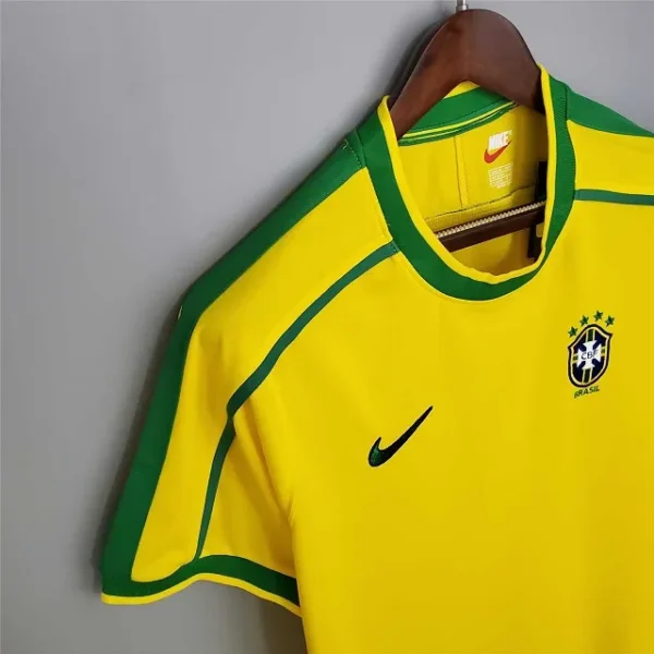Brazil World Cup 1998 Home Retro Football Shirt