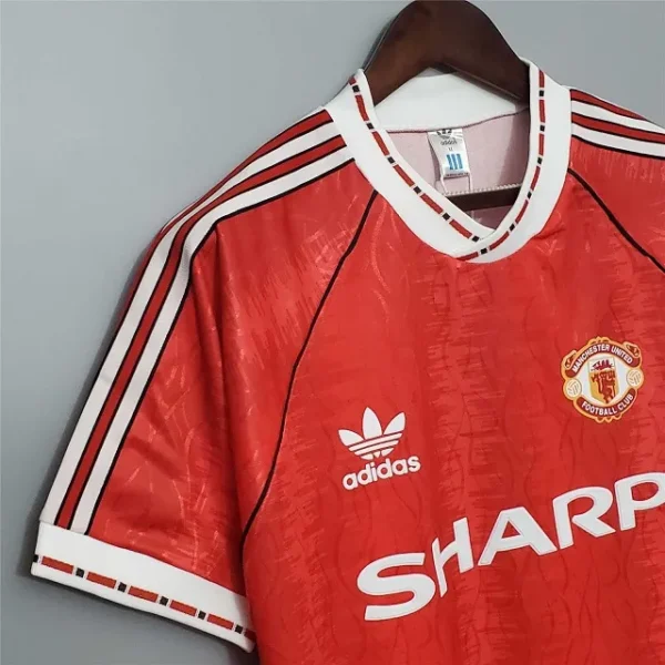 Manchester United 1990-1992 Home Retro Football Shirt