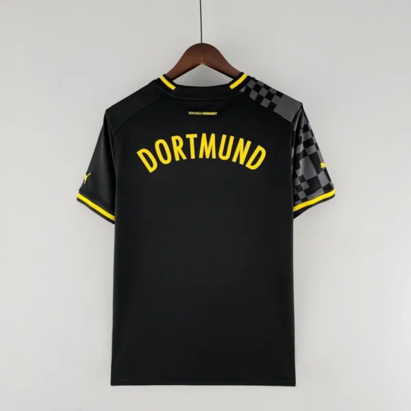 Dortmund 2022-2023 Away Black Soccer Jersey