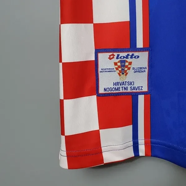 Croatia 1998 World Cup Away Soccer Jersey