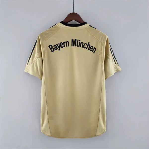 Bayern Munich 2004-2005 Away Gold Soccer Jersey